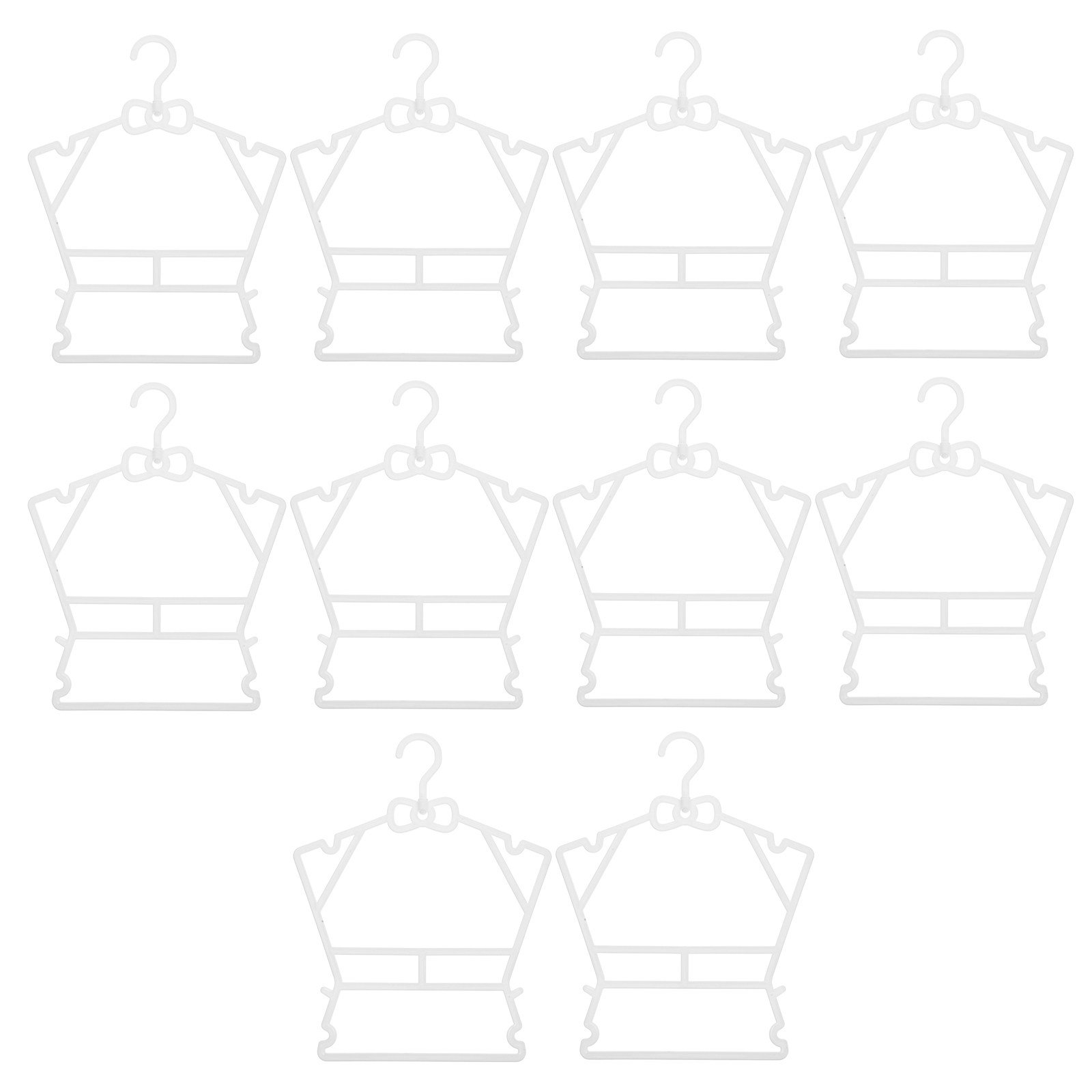 10Pcs Baby Clothes Hangers Pla - Baby Nursery Outfits recension och pris