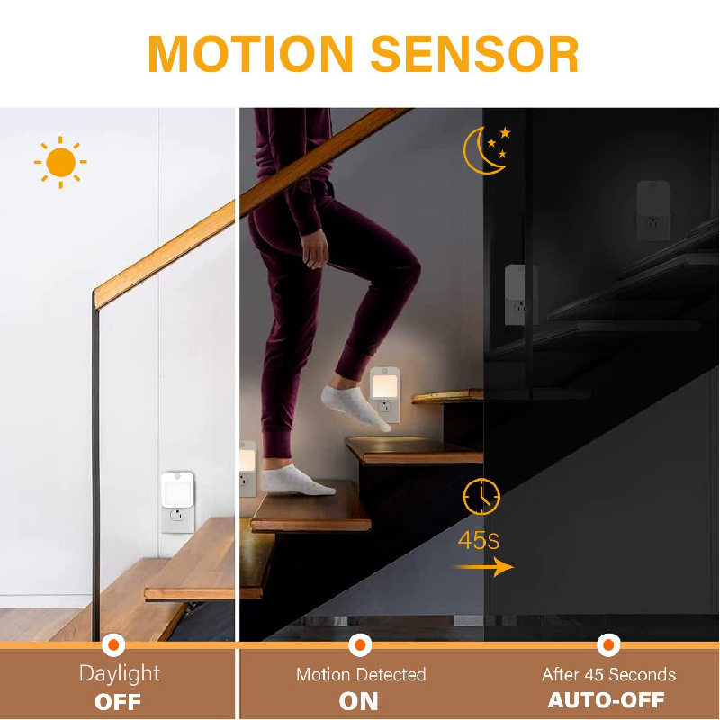 Motion Sensor LED Night Lights - Baby Nursery Night Light recension och pris