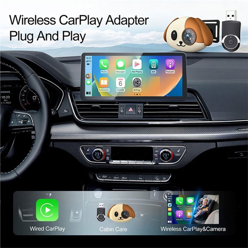 ABQB-Baby Car Camera 150° Wide - Baby Monitor Split Screen recension och pris