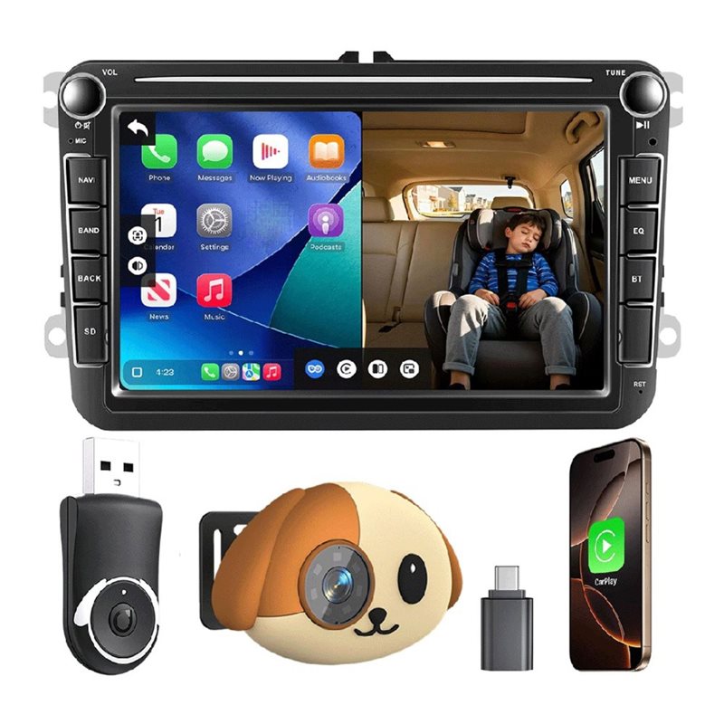 ABQB-Baby Car Camera 150° Wide - Baby Monitor Split Screen recension och pris