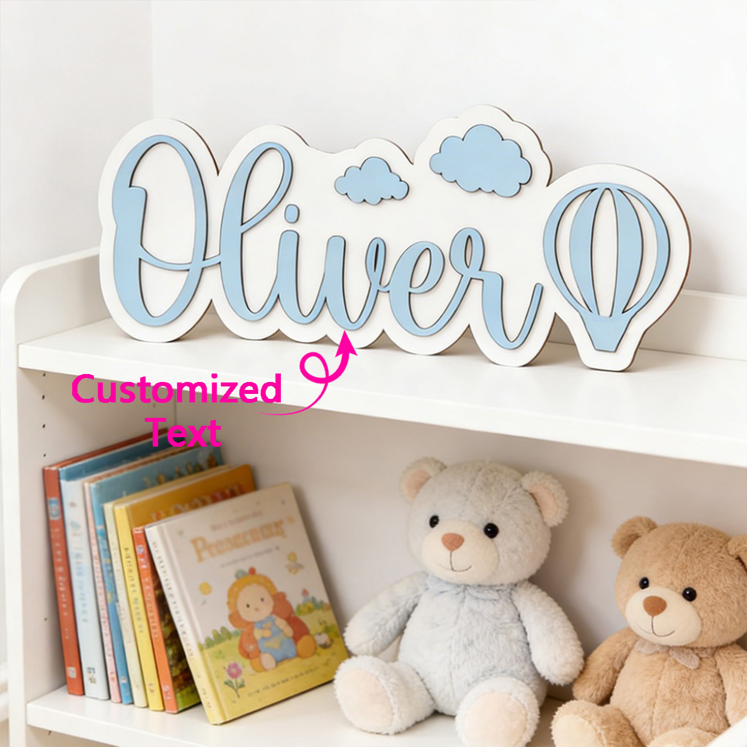 Personalized Hot Air Balloon & - Baby Nursery In recension och pris