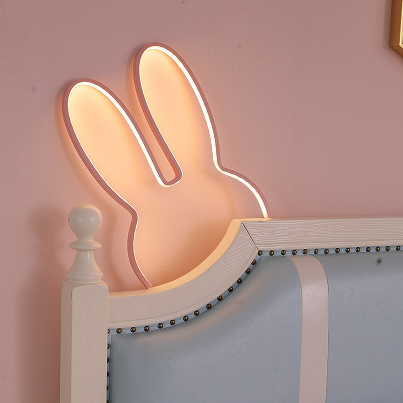Cute Led Rabbit Wall Lights US - Baby Nursery Night Light recension och pris