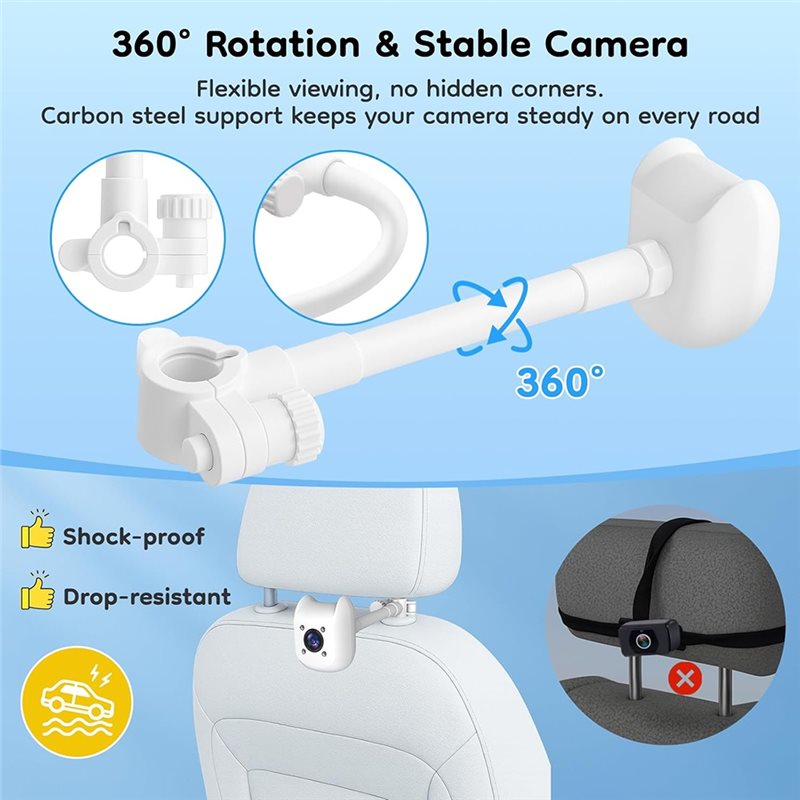Strict For Carseat Compatible  - Baby Monitor Split Screen recension och pris