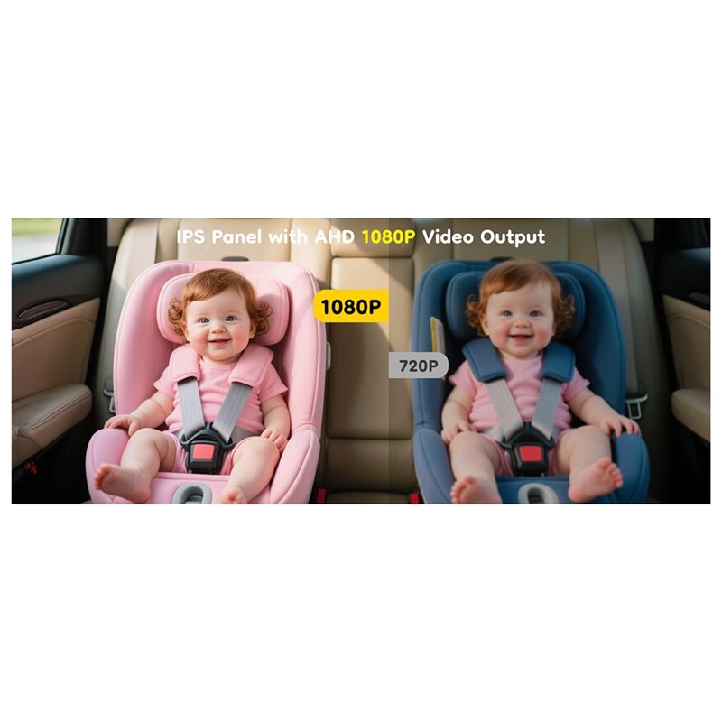 Strict For Carseat Compatible  - Baby Monitor Split Screen recension och pris