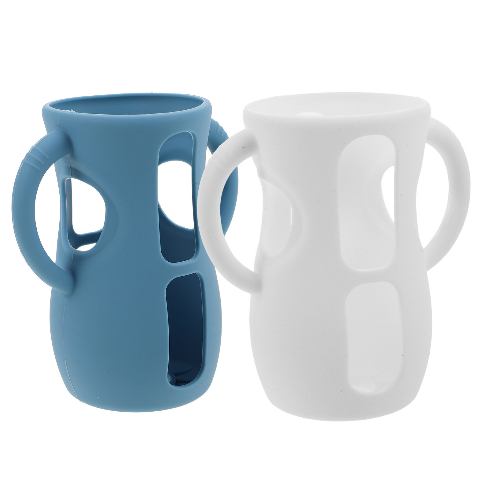 2Pcs Silicone Feeding Bottle S - Baby Nursery Handles recension och pris