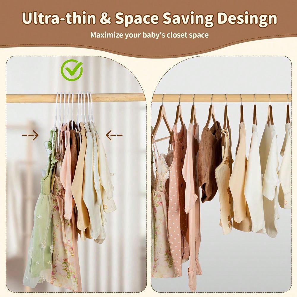70 100 Pack Kids Hangers Plast - Baby Nursery In recension och pris