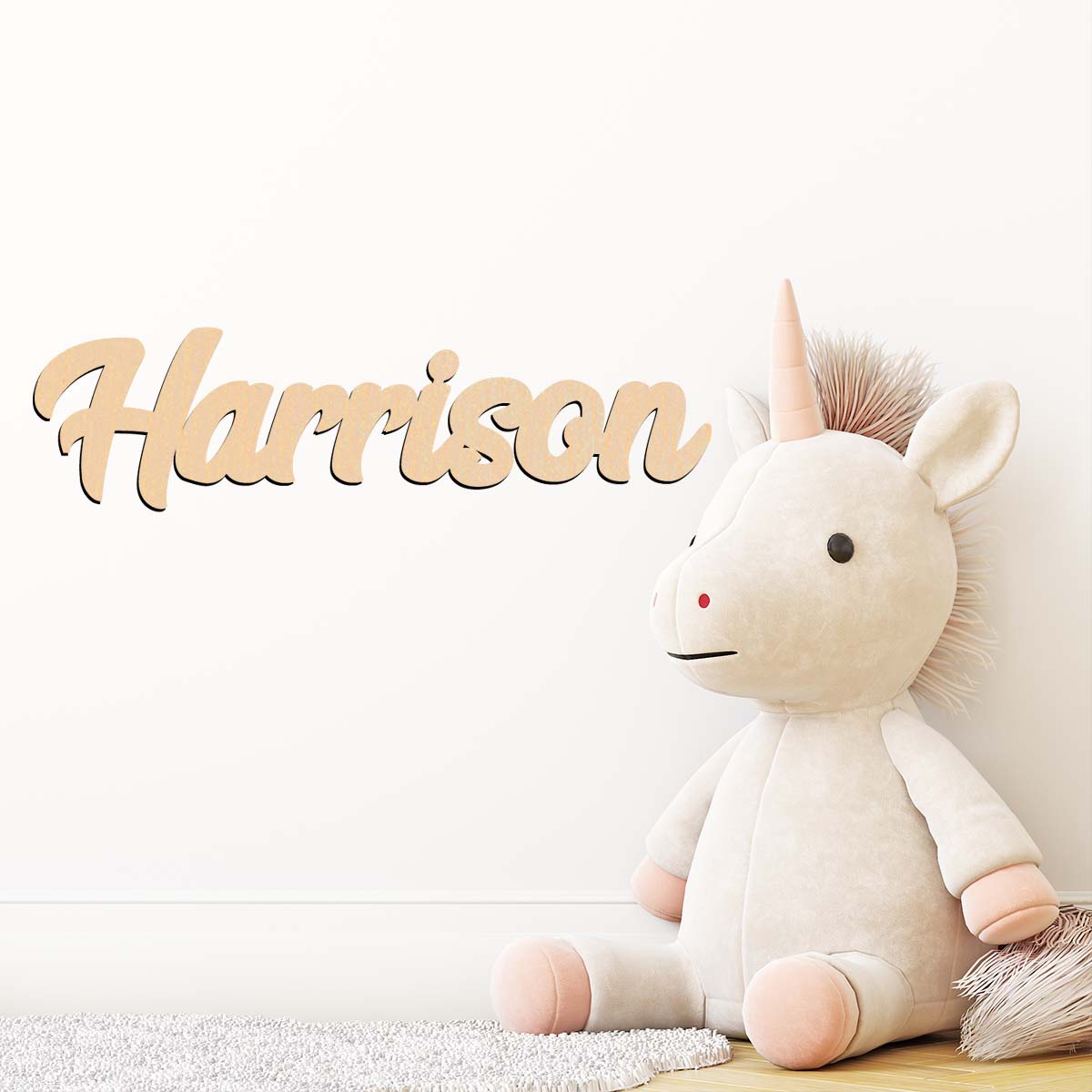 Customized solid wood name tag - Baby Name Wall Art recension och pris