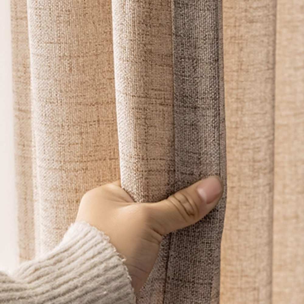 1pc Modern Simple Solid Color  - Blackout Curtain Nursery recension och pris