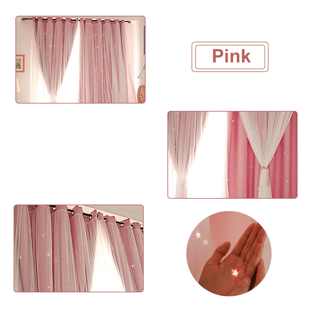 Stars Blackout Curtains Double - Blackout Curtain Nursery recension och pris