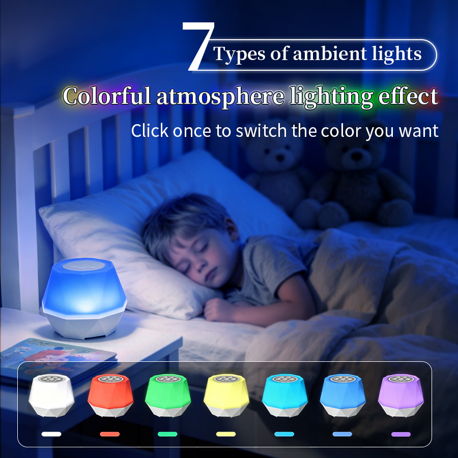 White Noise Function Night Lig - Baby Nursery Night Light recension och pris